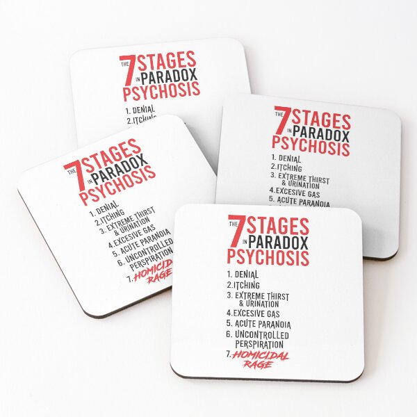 Item preview, UMBRELLA ACADEMY 2: THE 7 STAGES IN PARADOX PSYCHOSIS (WHITE) designed and sold by FunGangStore.