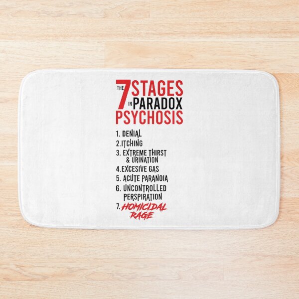 Item preview, UMBRELLA ACADEMY 2: THE 7 STAGES IN PARADOX PSYCHOSIS (WHITE) designed and sold by FunGangStore.