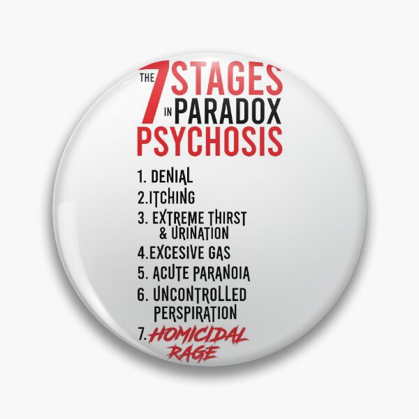 Item preview, UMBRELLA ACADEMY 2: THE 7 STAGES IN PARADOX PSYCHOSIS (WHITE) designed and sold by FunGangStore.