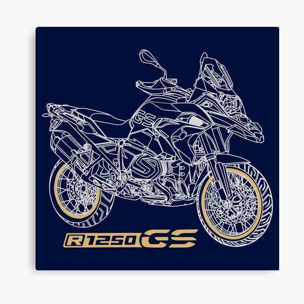 Bmw Motorcycle Canvas Prints Redbubble - how do you ride a motorcycle in roblox