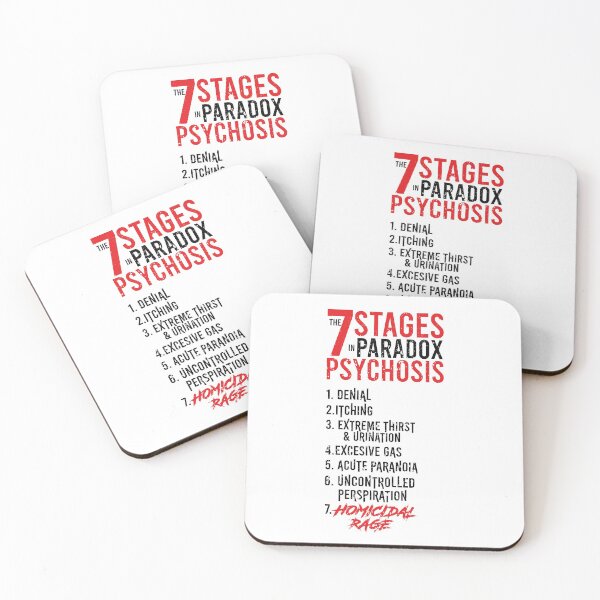 Item preview, UMBRELLA ACADEMY 2: THE 7 STAGES IN PARADOX PSYCHOSIS (WHITE/GRUNGE) designed and sold by FunGangStore.