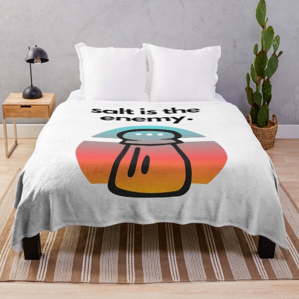 Aperçu de l'œuvre le sel est l'ennemi t-shirt créée et vendue par ILOVETUNA.