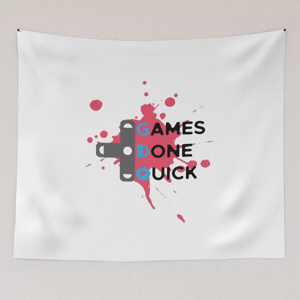 Item preview, Games Done Quick Splash designed and sold by tinypurpleland.