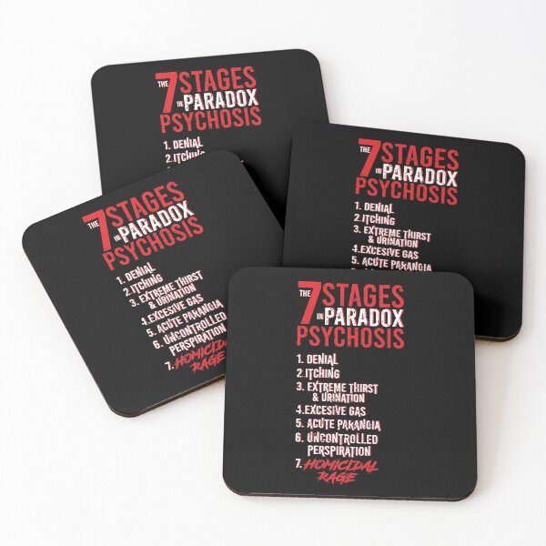 Item preview, UMBRELLA ACADEMY 2: THE 7 STAGES IN PARADOX PSYCHOSIS (BLACK/GRUNGE) designed and sold by FunGangStore.