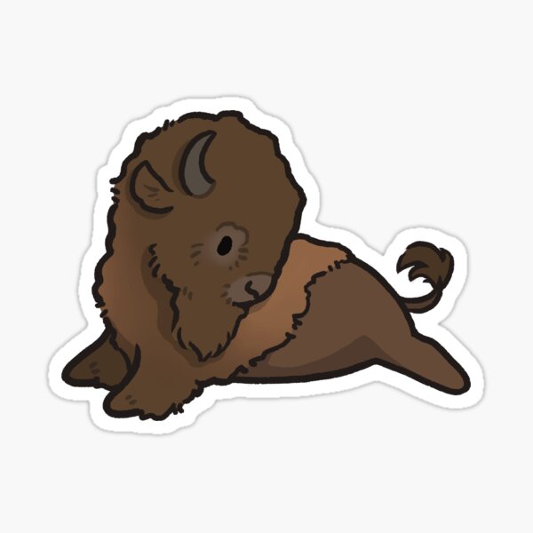 Animal Beans - American Bison Sticker