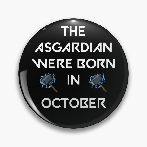 Item preview, THE ASGARDIAN WERE BORN IN OCTOBER designed and sold by goseriesfilms.