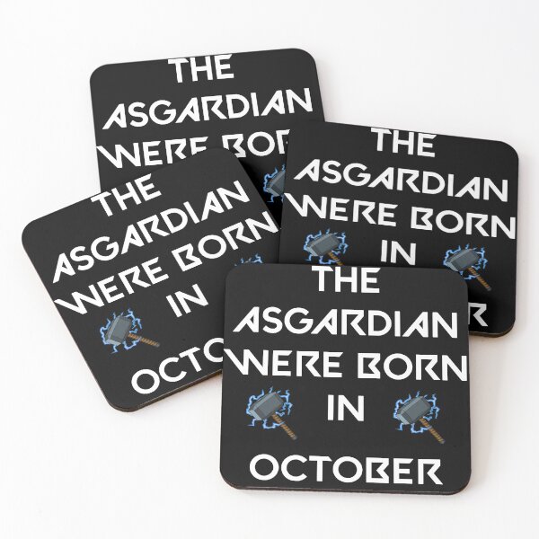 Item preview, THE ASGARDIAN WERE BORN IN OCTOBER designed and sold by goseriesfilms.