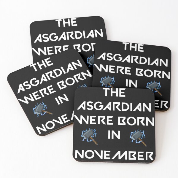 Item preview, THE ASGARDIAN WERE BORN IN NOVEMBER designed and sold by goseriesfilms.