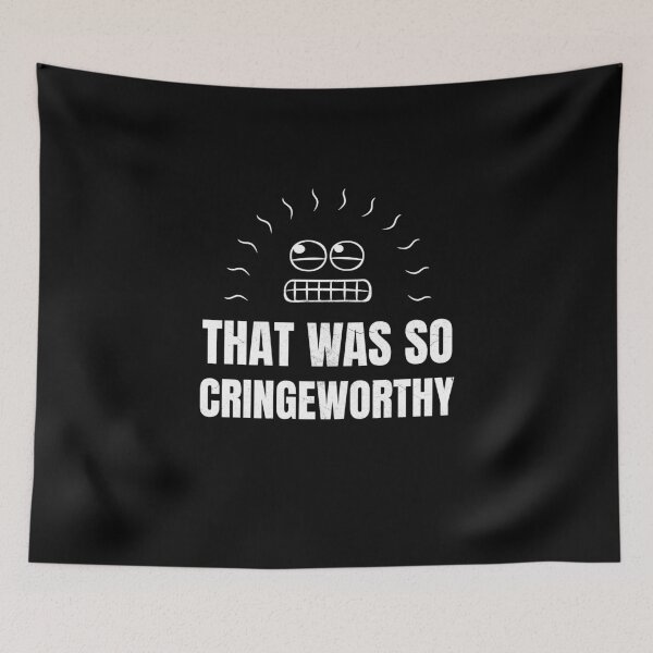 Item preview, That Was So Cringeworthy - Funny Cringy Meme Awkward Face designed and sold by bonmotto.