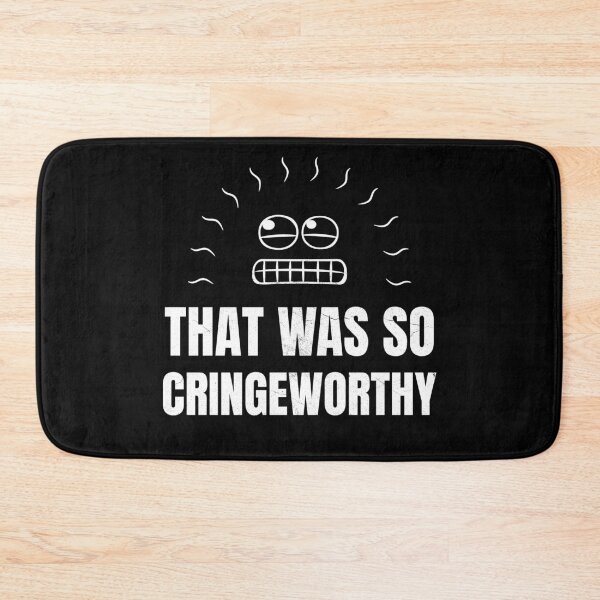Item preview, That Was So Cringeworthy - Funny Cringy Meme Awkward Face designed and sold by bonmotto.
