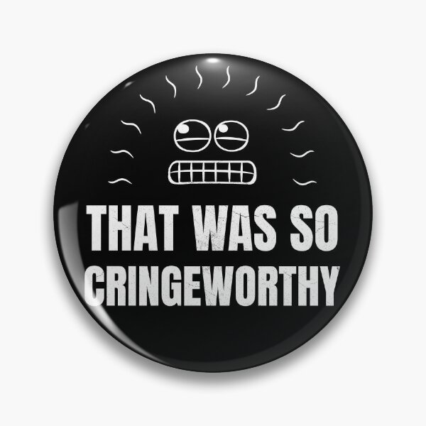 Item preview, That Was So Cringeworthy - Funny Cringy Meme Awkward Face designed and sold by bonmotto.