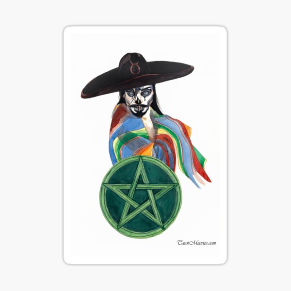 Item preview, King of Pentacles - Rey de Pentaculos designed and sold by tarotmuertos.