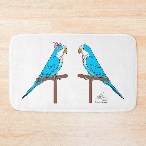 Item preview, Crazy Bird Lady with Blue Quakers designed and sold by Laughing Parrot Studio.
