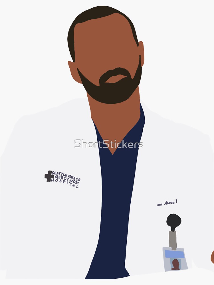 "Jackson Avery" Sticker for Sale by ShortStickers Redbubble