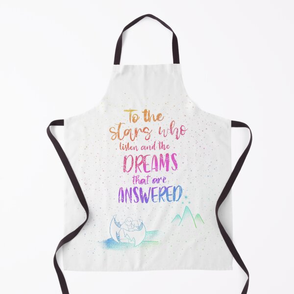 Item preview, 'To the stars who listen and the dreams that are answered' Design in rainbow on white designed and sold by apencilholder.
