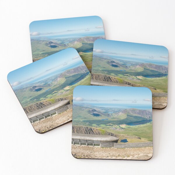 Item preview, Snowdon Summit Cafe Panorama designed and sold by AJEvans.