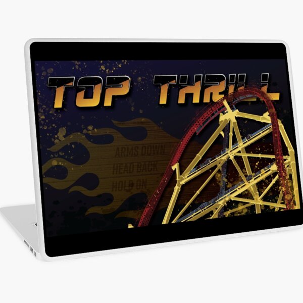 Top Thrill Flame Laptop Skin