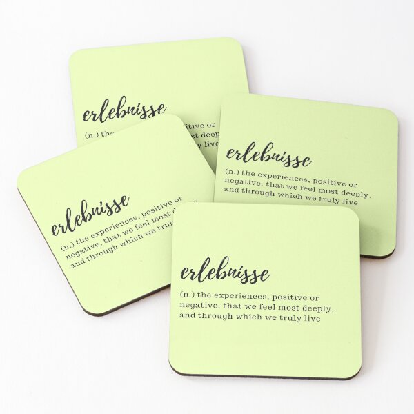 Item preview, erlebuisse - the experiences, positive or negative, that we feel most deeply, and through which we truly live designed and sold by designair.