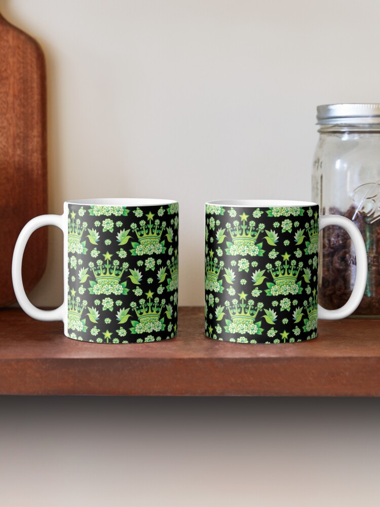 Alternate view of Queen of my MOJO (allover pattern) Mug