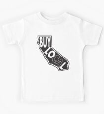 Buy local California black print Kids T-Shirt