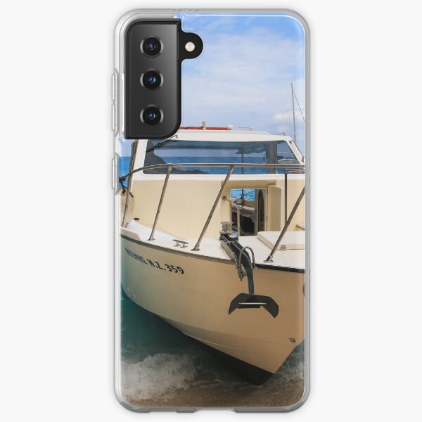 Boat ashore in Zante Samsung Galaxy Soft Case