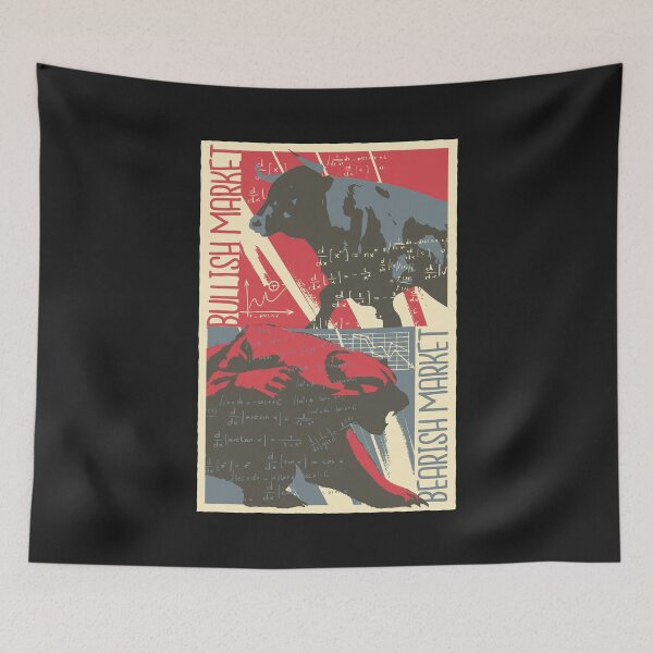 Item preview, Bull market bear market designed and sold by Walhallaarts.