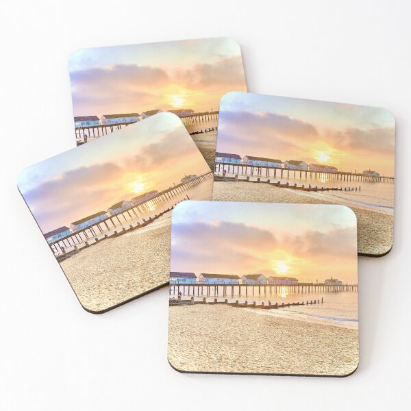 Item preview, Sunrise at Southwold Pier designed and sold by Imaginegiraffes.