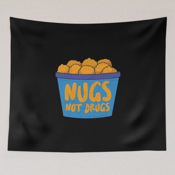 Item preview, Nugs Not Drugs Funny Chicken Nuggets designed and sold by artworkbyrihen.
