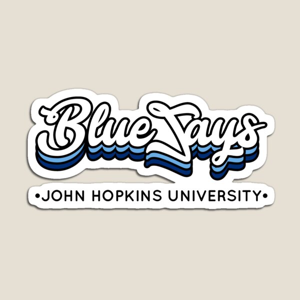 Johns Hopkins Blue Jays Color Shock Magnet Button