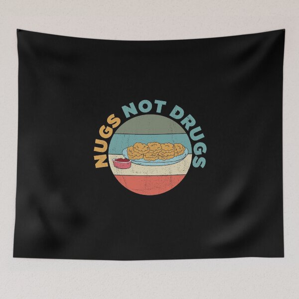 Item preview, Nugs Not Drugs Funny Chicken Nuggets designed and sold by artworkbyrihen.