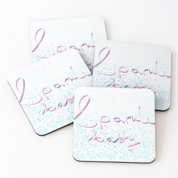 Item preview, Sparkle baby blue And pink pattern  designed and sold by A. Love.
