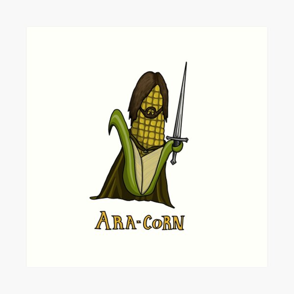 Ara-corn Art Print
