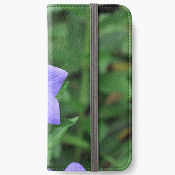 Violet Balloon Flowers iPhone Wallet
