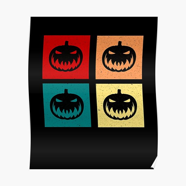 Pumpkin Halloween Posters Redbubble - sinister pumpkin roblox 2020