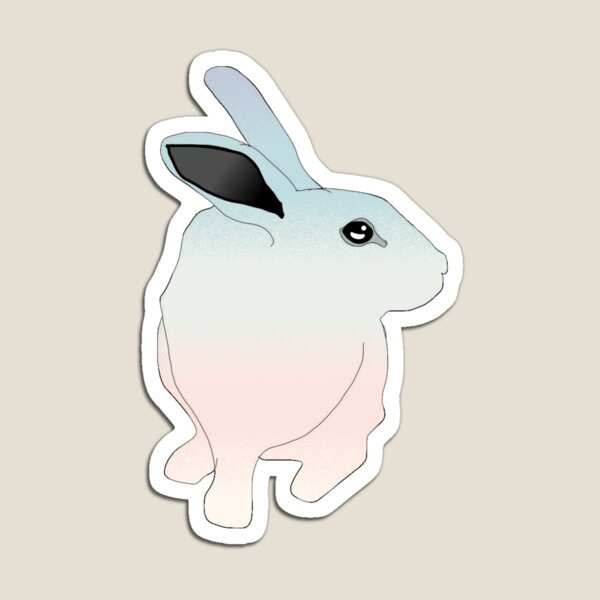 Aperçu de l'œuvre Quoi de neuf (lapin minimaliste # 2) créée et vendue par MindCereal.