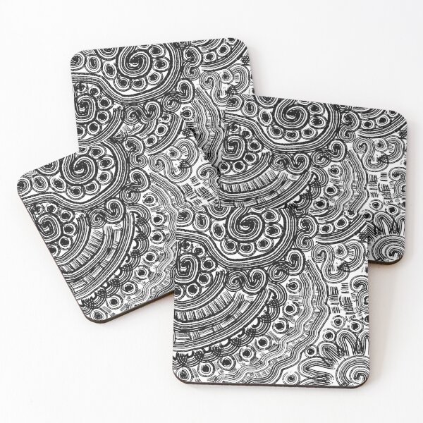 Item preview, Modern simple trendy Black and white pattern designed and sold by sumudubc.