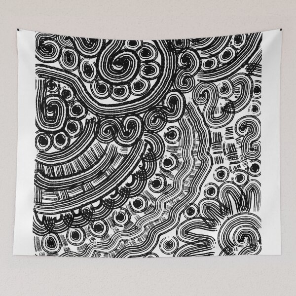 Item preview, Modern simple trendy Black and white pattern designed and sold by sumudubc.