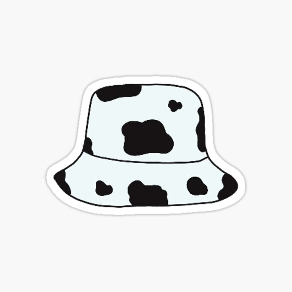 Buckethat Stickers Redbubble - roblox cow print bucket hat