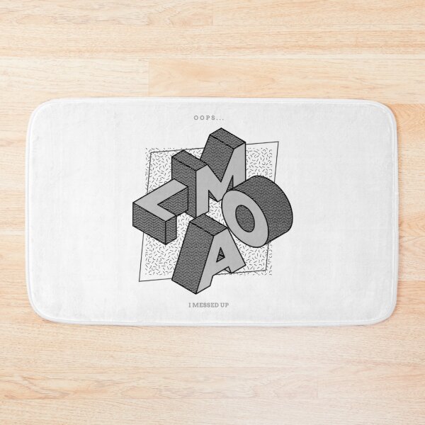 Item preview, DISEÑO DE TIPOGRAFÍA DIVERTIDA LMAO. (BLANCO). designed and sold by M-Osamah.