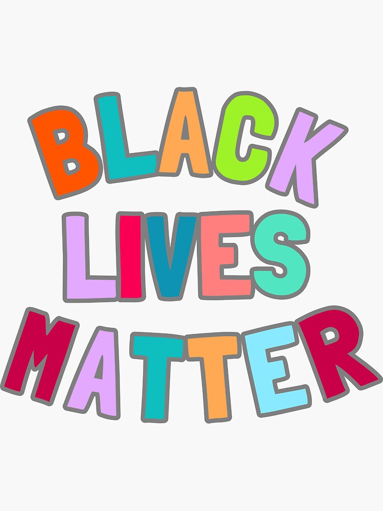 Thumbnail 3 of 3, Sticker, Black Lives Matter (BLM) designed and sold by VkScript.