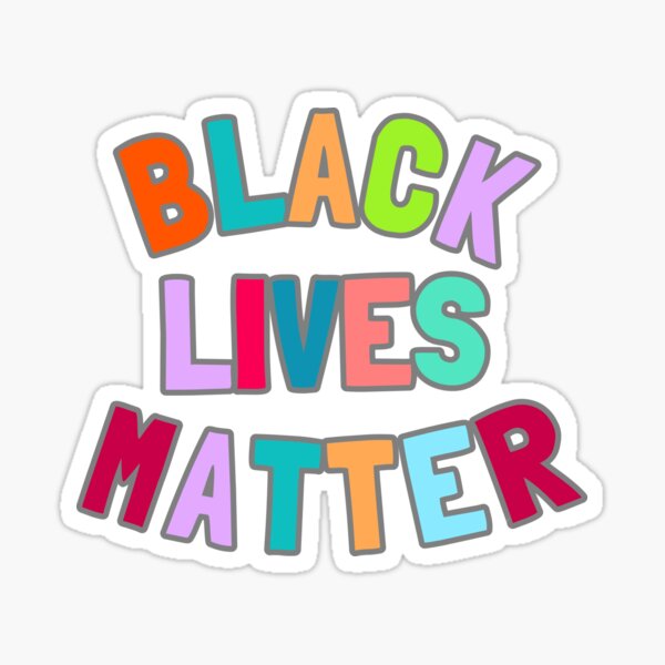 Black Lives Matter (BLM) Sticker