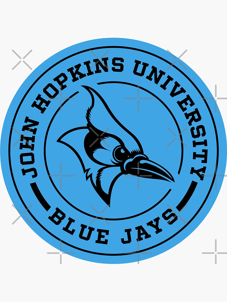 Johns Hopkins University Blue Jays Large V-Neck T-Shirt
