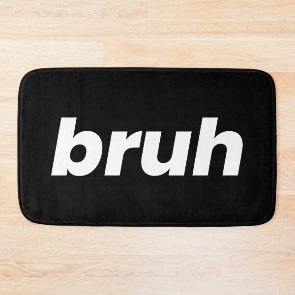 Item preview, Bruh Text Minimal Design designed and sold by MinimalDM.