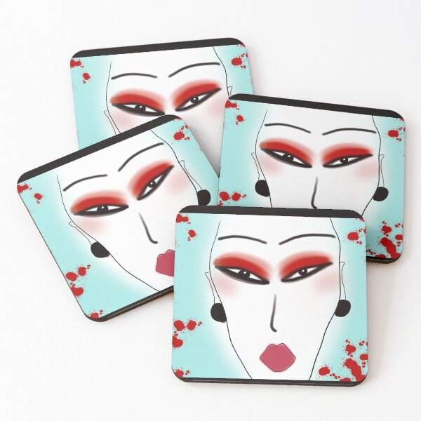 Item preview, Girl with Red Eyeshadow 2 designed and sold by Norma Linda Ventura.