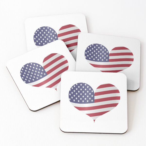 Item preview, United States American US flag Heart shape Vote 2020 3 November 2021 designed and sold by aloresarts.