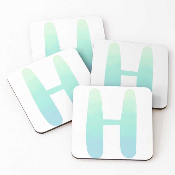 Item preview, Personalized Seafoam Color Palette Monogram H designed and sold by TheFamilyVan.
