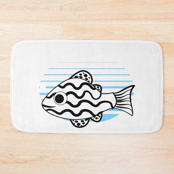 Item preview, Cool Retro Zebra Fish Silhouette Gift Design Idea design product designed and sold by Lisbob.