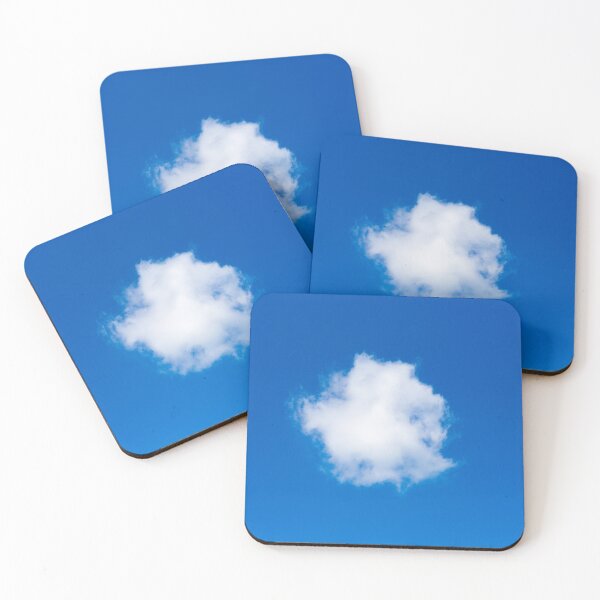Item preview, Single White Cloud Circle Shape Beautiful Blue Sky designed and sold by acceleratorhams.