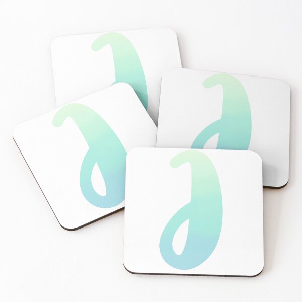Item preview, Personalized Seafoam Color Palette Monogram J designed and sold by TheFamilyVan.