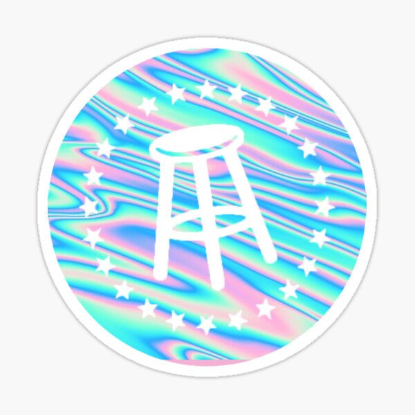Holographic Barstool Sticker